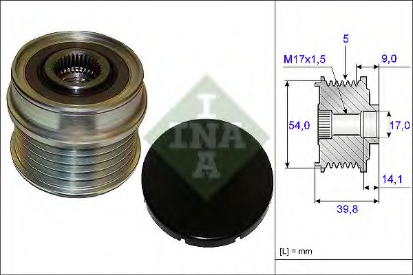 Муфта генератора INA 535 0171 10