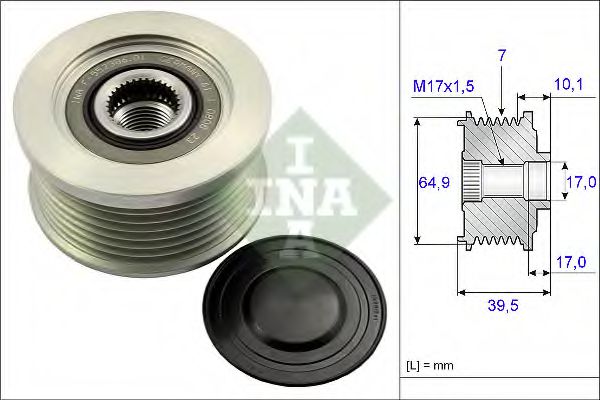 Муфта генератора INA 535 0177 10