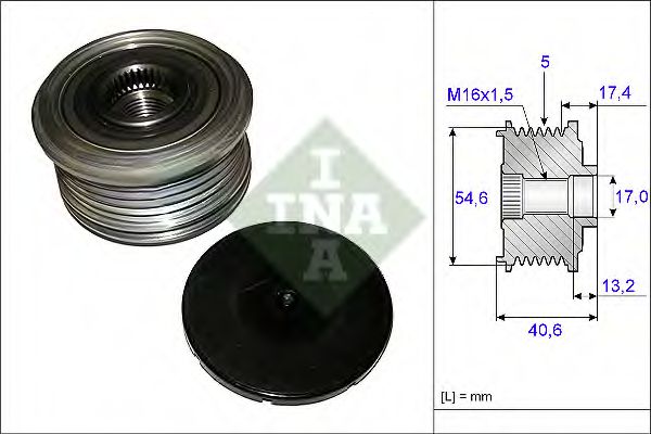 Муфта генератора INA 535 0109 10