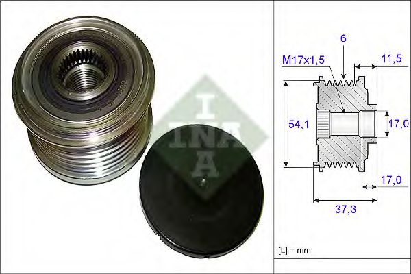 Муфта генератора INA 535 0149 10