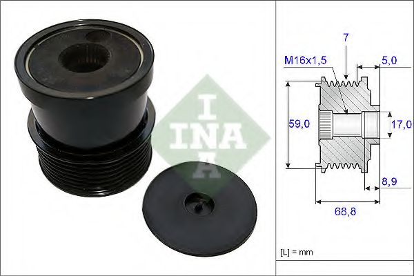 Муфта генератора INA 535 0070 30
