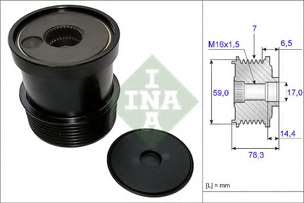 Муфта генератора INA 535 0120 10