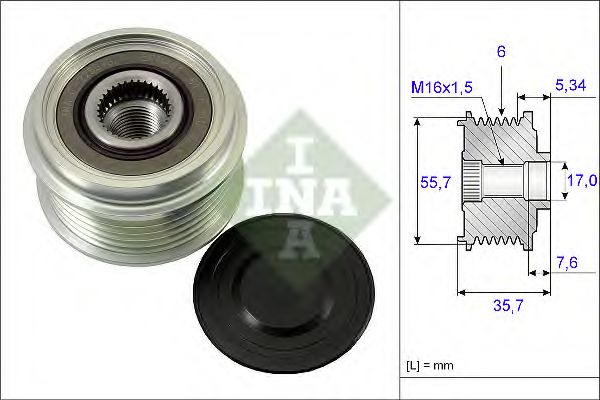 Муфта генератора INA 535 0077 10