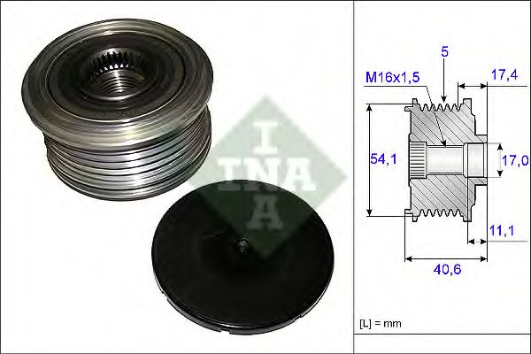 Муфта генератора INA 535 0089 10