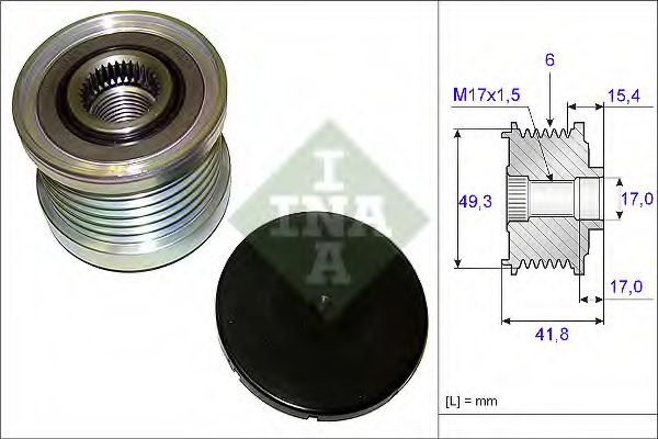 Муфта генератора INA 535 0193 10
