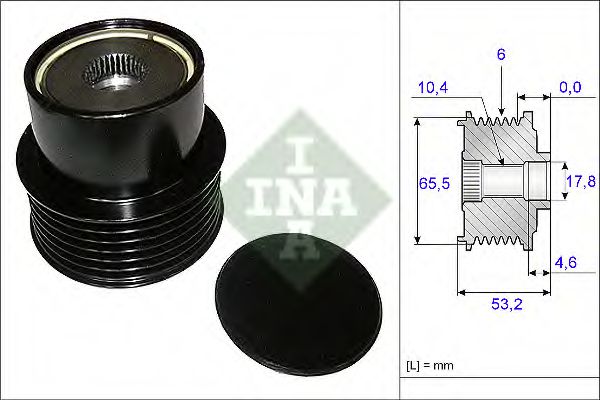 Муфта генератора INA 535 0195 10