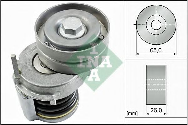 Ролик натяжной ремня генератора INA 534 0346 10