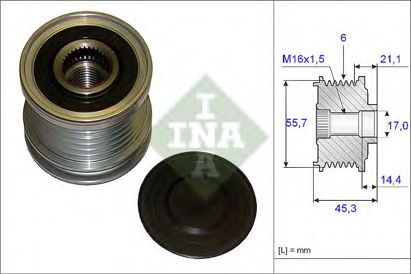 Муфта генератора INA 535 0036 10