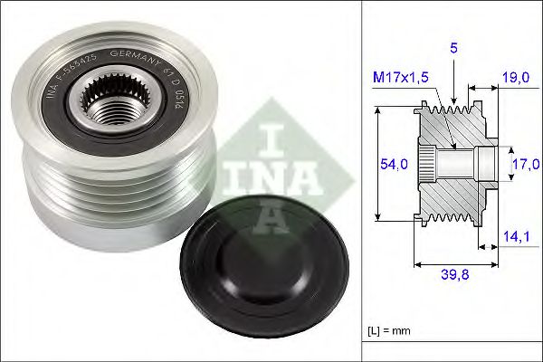 Муфта генератора INA 535 0221 10