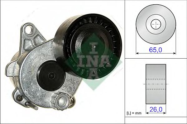 Ролик натяжной ремня генератора INA 534 0336 10