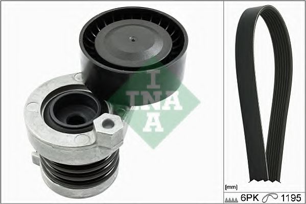 Комплект ролика ремня генератора INA 529 0117 10