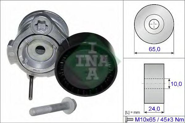 Ролик натяжной ремня генератора INA 534 0353 10