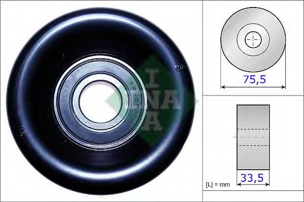 Ролик ремня генератора INA 531 0827 10
