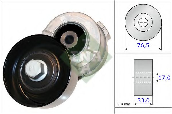 Ролик натяжной ремня генератора INA 534 0341 10
