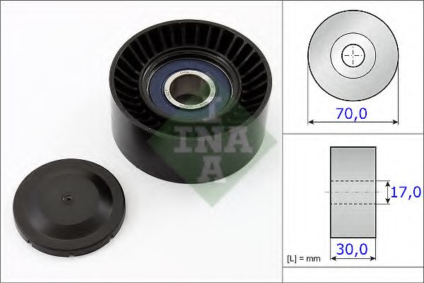 Ролик ремня генератора INA 531 0873 10