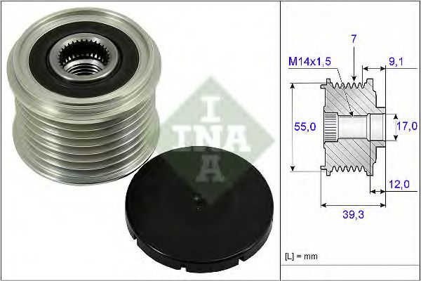 Муфта генератора INA 535 0260 10