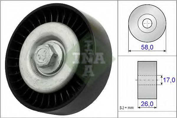 Обводной ролик INA 532 0669 10