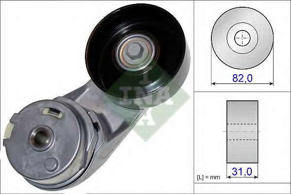 Ролик натяжной ремня генератора INA 534 0372 10