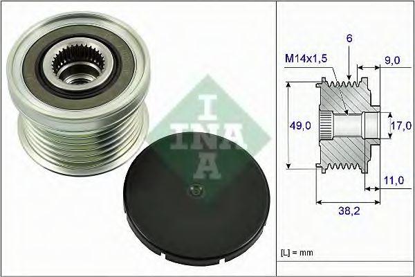 Муфта генератора INA 535 0268 10
