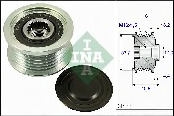 Муфта генератора INA 535 0270 10