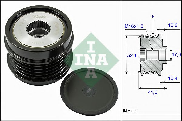 Муфта генератора INA 535 0272 10