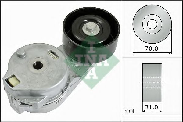 Ролик натяжной ремня генератора INA 534 0548 10