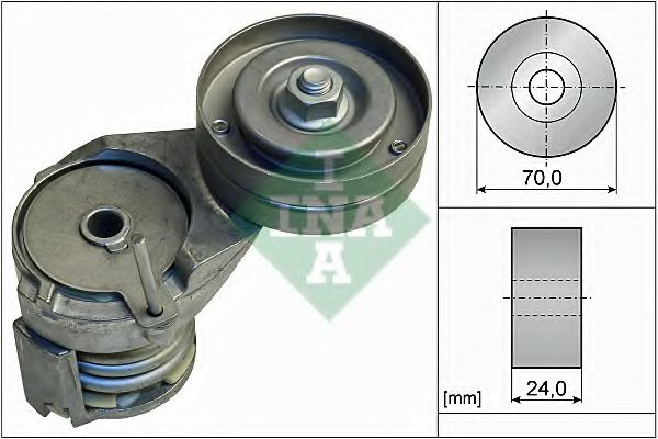 Ролик натяжной ремня генератора INA 534 0138 30