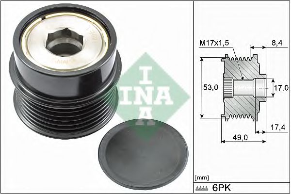 Муфта генератора INA 535 0281 10