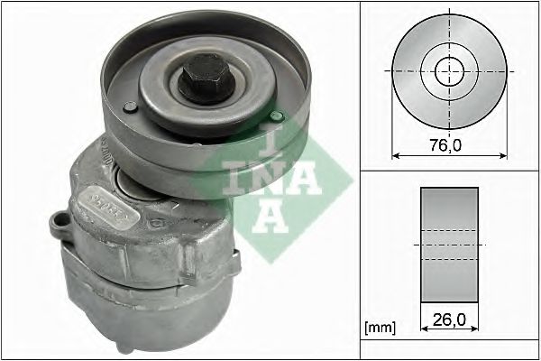 Ролик натяжной ремня генератора INA 534 0135 30