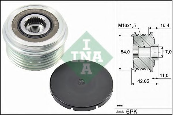 Муфта генератора INA 535 0285 10