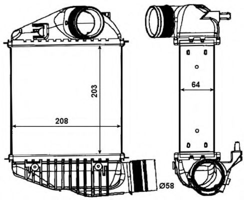 Интеркулер NRF 30015