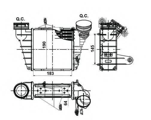 Интеркулер NRF 30476