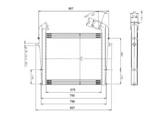 Интеркулер NRF 309001
