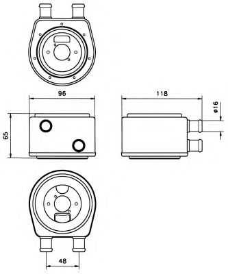 Масляный радиатор NRF 31300