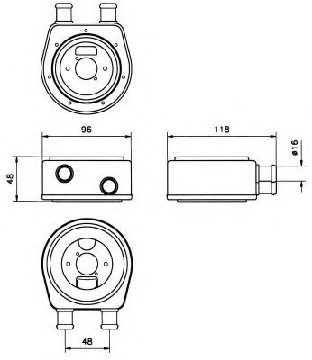 Масляный радиатор NRF 31301
