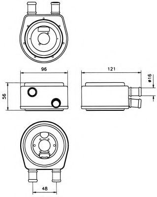 Масляный радиатор NRF 31302