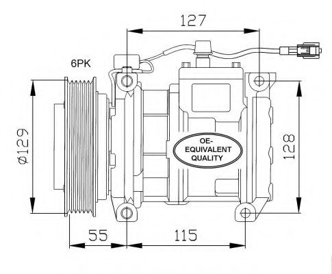 Компрессор кондиционера NRF 32093 Компрессор кондиционера NRF 32093