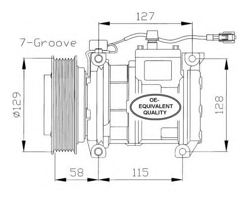 Компрессор кондиционера NRF 32094