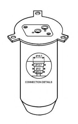 Осушитель кондиционера NRF 33045