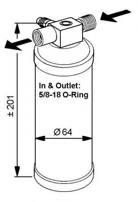 Осушитель кондиционера NRF 33059