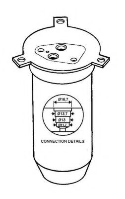 Осушитель кондиционера NRF 33072