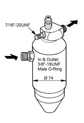 Осушитель кондиционера NRF 33077