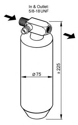 Осушитель кондиционера NRF 33079