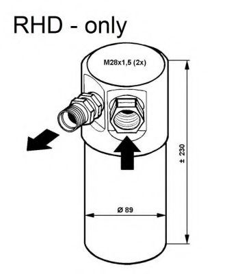 Осушитель кондиционера NRF 33082