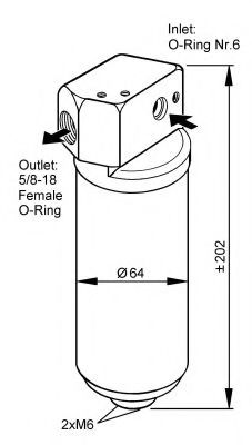 Осушитель кондиционера NRF 33087