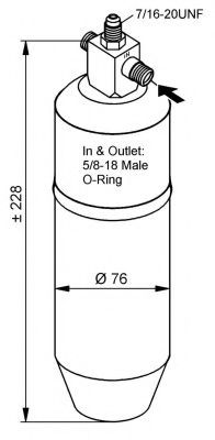 Осушитель кондиционера NRF 33140