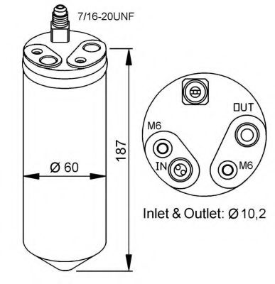 Осушитель кондиционера NRF 33152