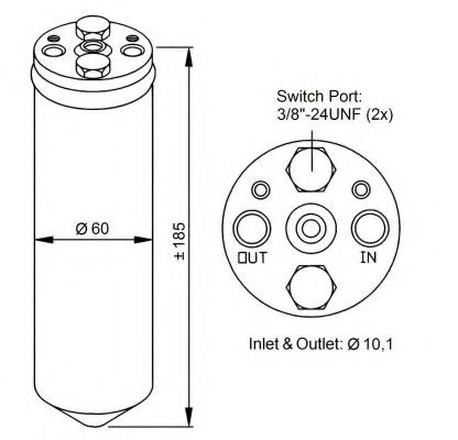 Осушитель кондиционера NRF 33184