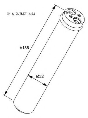Осушитель кондиционера NRF 33284