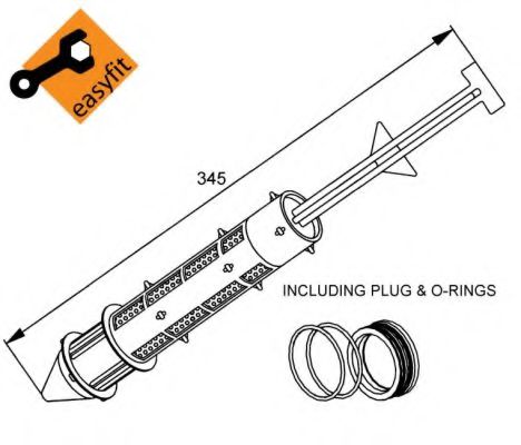 Осушитель кондиционера NRF 33299 Осушитель кондиционера NRF 33299